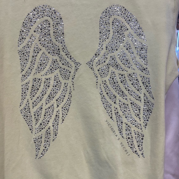 Victoria’s Secret Angel Wings zip up hoodie size large sweatshirt - Picture 3 of 7